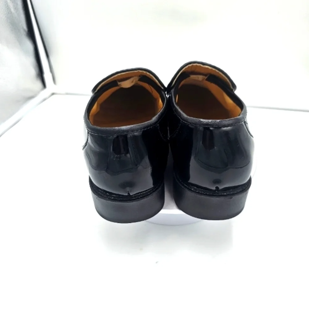 Men’s Classic Black Slip-On Oxford Dress Shoes – Size 6.5 / EU 38 New No Box